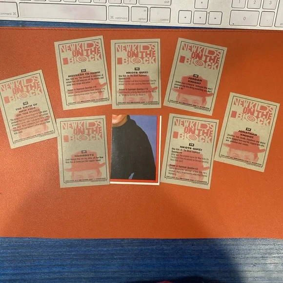 1989 Topps New Kids On The Block 8 Super Gloss Trading cards - Picture 2 of 7